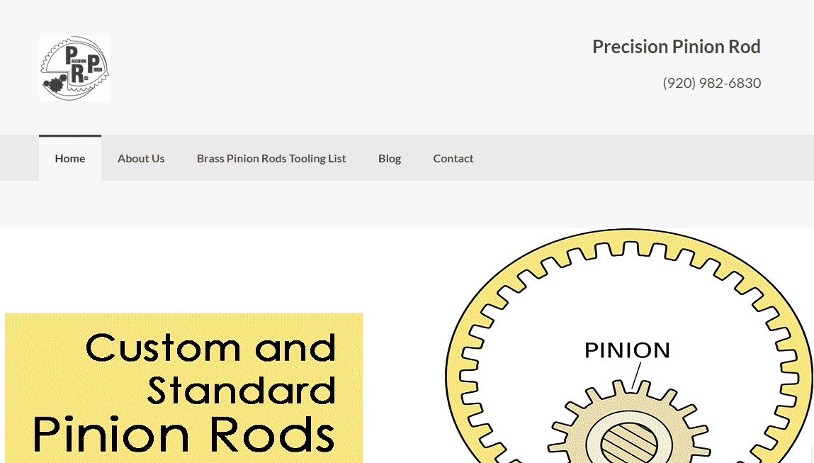 Precision Pinion Rod